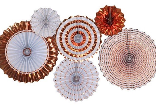 Rose Gold Decoration Set