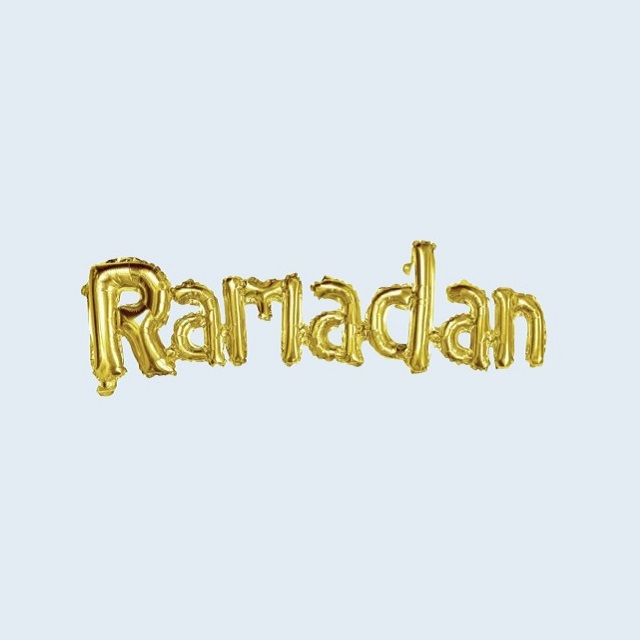Ramadan Joined Letters Balloons