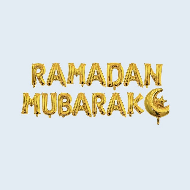 Ramadan Mubarak Foil Balloons